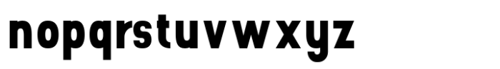 Gonero Semi Bold Extra Condensed Font LOWERCASE