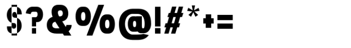 Gonero Semi Bold Ultra Condensed Font OTHER CHARS