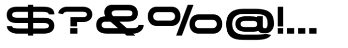 Gonero Semi Bold Ultra Expanded Font OTHER CHARS