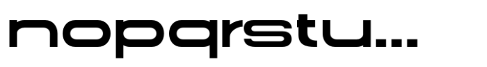 Gonero Semi Bold Ultra Expanded Font LOWERCASE
