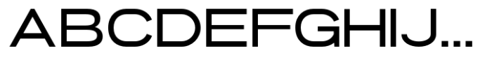 Gonero Semi Expanded Font UPPERCASE