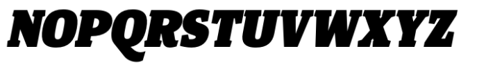 Gonia Extra Black Italic Font UPPERCASE