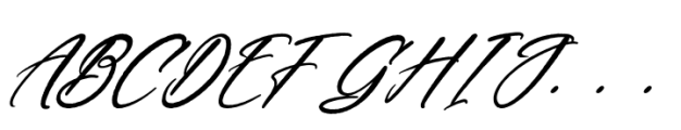 Gonjalot Italic Font UPPERCASE