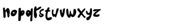Gonjaly Regular Font LOWERCASE