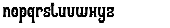 Gonser Font LOWERCASE