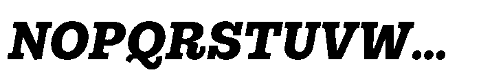 Gonzaga Black Italic Font UPPERCASE