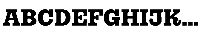 Gonzaga Black Font UPPERCASE