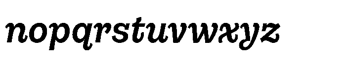 Gonzaga Bold Italic Font LOWERCASE