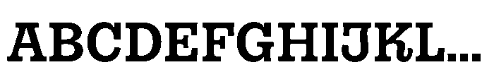 Gonzaga Bold Font UPPERCASE