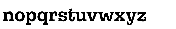 Gonzaga Bold Font LOWERCASE