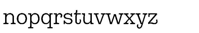 Gonzaga Book Font LOWERCASE