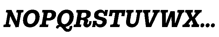 Gonzaga Extra Bold Italic Font UPPERCASE
