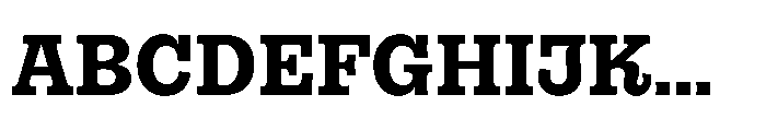 Gonzaga Extra Bold Font UPPERCASE