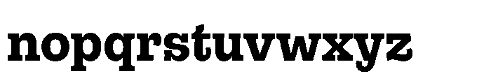 Gonzaga Extra Bold Font LOWERCASE