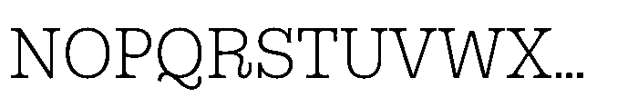 Gonzaga Light Font UPPERCASE