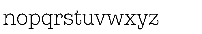 Gonzaga Light Font LOWERCASE