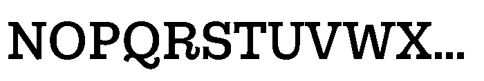 Gonzaga Medium Font UPPERCASE