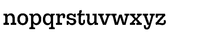 Gonzaga Medium Font LOWERCASE