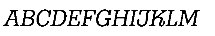 Gonzaga Regular Italic Font UPPERCASE