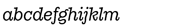 Gonzaga Regular Italic FONT