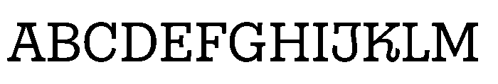 Gonzaga Regular Font UPPERCASE