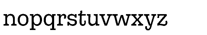 Gonzaga Regular Font LOWERCASE