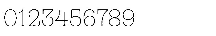 Gonzaga Thin Font OTHER CHARS