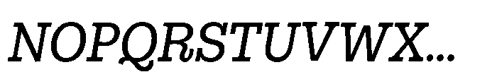 Gonzaga Variable Italic Font UPPERCASE