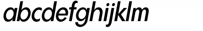 Gonzi Condensed Regular Italic Font LOWERCASE