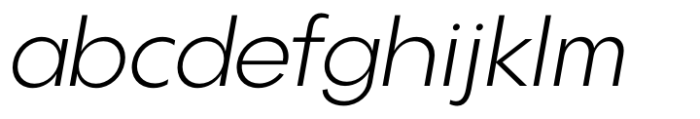 Gonzi Light Italic Font LOWERCASE