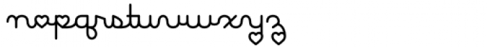 Good Love Song Low Font LOWERCASE
