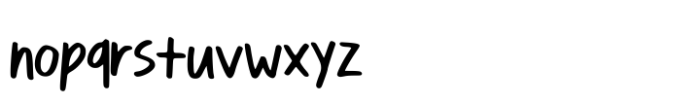 Goodboy Comic Font LOWERCASE