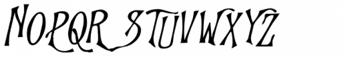 Goodfellow Italic Font UPPERCASE