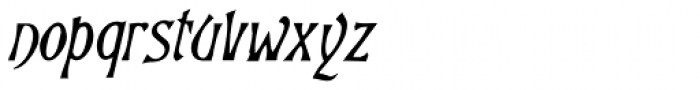 Goodfellow Italic Font LOWERCASE