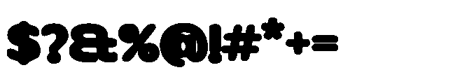 Goodhers Hooney Font OTHER CHARS