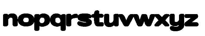 Goodhers Hooney Font LOWERCASE