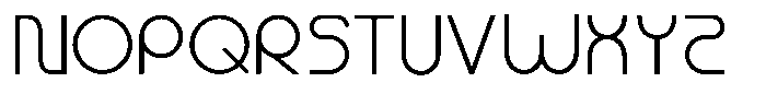 Goodigen Font UPPERCASE