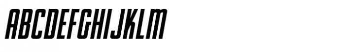 Goodland Compressed Semi Bold Italic Font UPPERCASE