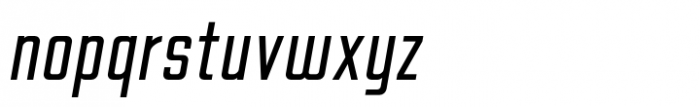 Goodland Condensed Italic Font LOWERCASE
