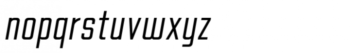 Goodland Condensed Light Italic Font LOWERCASE