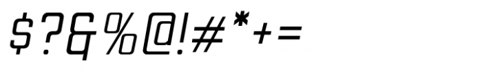 Goodland Extra Light Italic Font OTHER CHARS