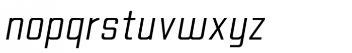 Goodland Extra Light Italic Font LOWERCASE