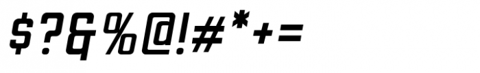 Goodland Medium Italic Font OTHER CHARS