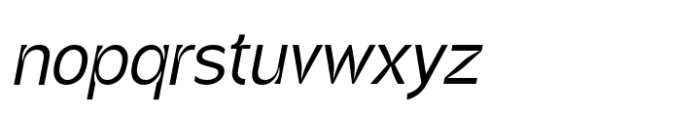Goodlinest Thin Italic Font LOWERCASE