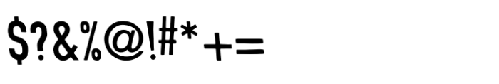 Goodwood Reverse Font OTHER CHARS