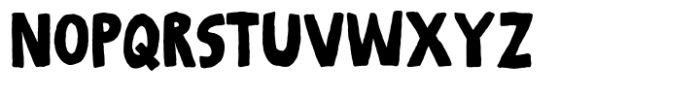 Goofies Solid Font UPPERCASE
