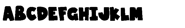 Goofy Comic Font UPPERCASE
