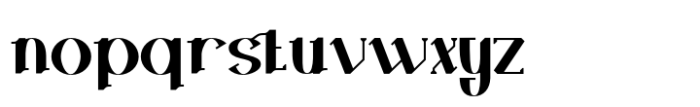 Goolavin Font LOWERCASE