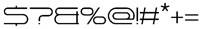 Goorkit S Extra Light Font OTHER CHARS