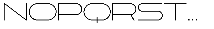 Goorkit S Thin Font UPPERCASE